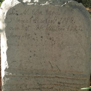 Free State, BRANDFORT district, Langvlei 604, single grave