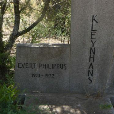 KLEYNHANS Evert Philippus 1931-1972
