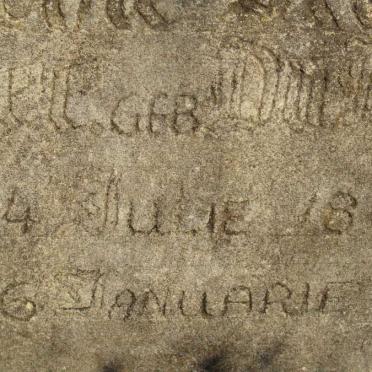 COETZEE Renschie Maria nee DU PLOOY 1844-1924