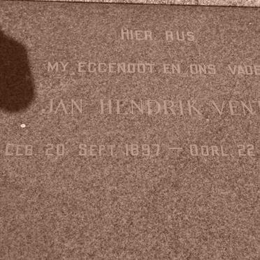 VENTER Jan Hendrik 1897-1961