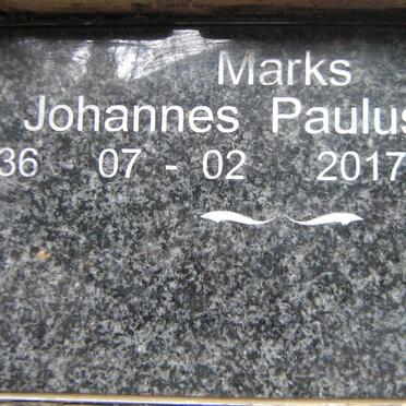 MARKS Johannes Paulus 1936-2017