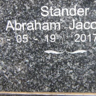 STANDER Abraham Jacobus 1933-2017