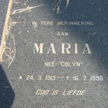 BOTES Giel 1911-1993 &amp; Maria COLYN 1913-1998 