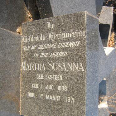 CRONJE Martha Susanna nee EKSTEEN 1898-1971