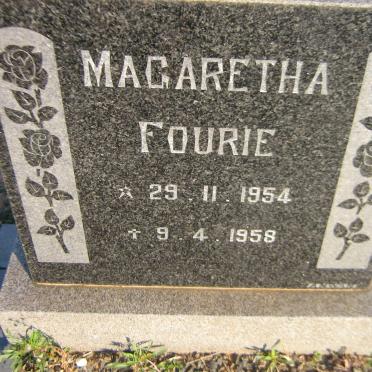FOURIE Magaretha 1954-1958