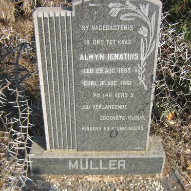 MÜLLER Alwyn Ignatius 1895-1961