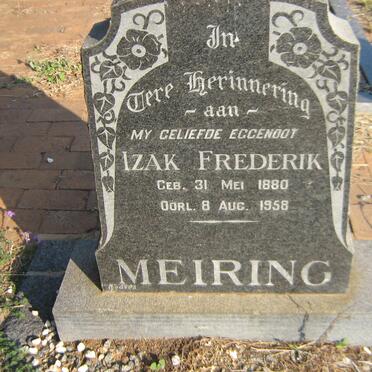 MEIRING Izak Frederik 1880-1958