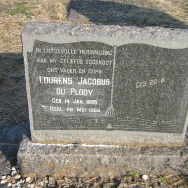 PLOOY Lourens Jacobus, du 1885-1958