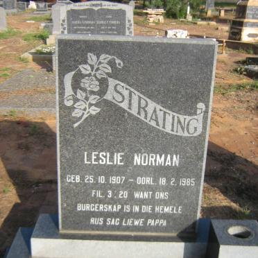 STRATING Leslie Norman 1907-1985