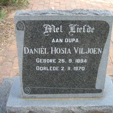 VILJOEN Daniël Hosia 1894-1970