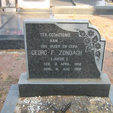 ZONDACH Georg F. 1902-1992