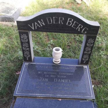 BERG Jan Daniël, van der 190?-1975