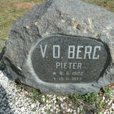 BERG Pieter, v.d. 1922-1977