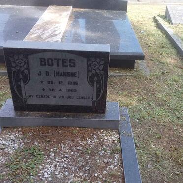 BOTES J.D. 1896-1983
