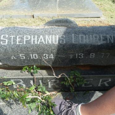 BURGER Stephanus Lourens 1934-1977