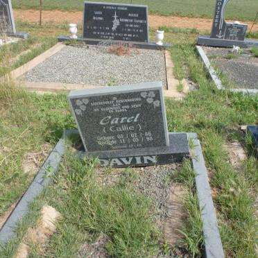 DAVIN Carel 1956-1998