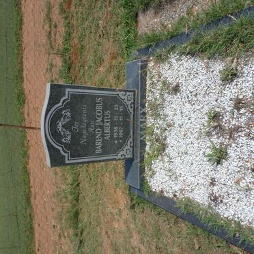 MARX Barend Jacobus Albertus 1938-1997