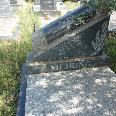 MEIRING David Jacobus 1917-1962