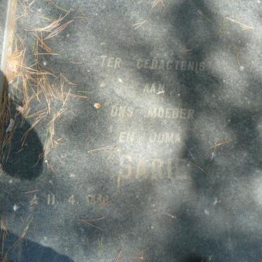 MOSTERT Herman 1914-19?4 &amp; Sarie