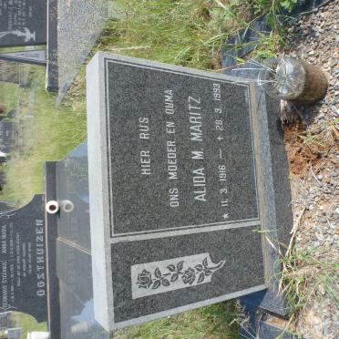 MARITZ Alida M. 1916-1993 :: DU PLESSIS Pieter D. 1946-1997