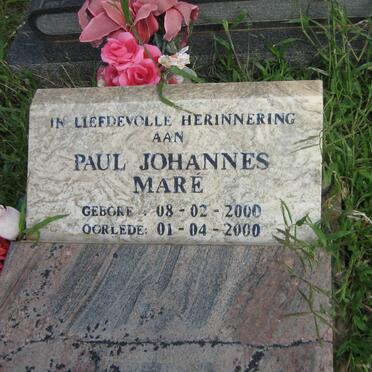 MARE Paul Johannes 2000-2000