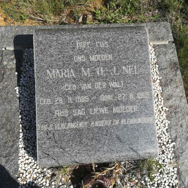 NEL Maria M.H.J. nee VAN DER WALT 18?5-1965