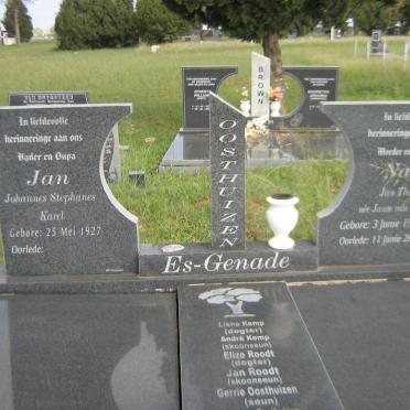 OOSTHUIZEN Johannes Stephanes Karel 1927-  &amp; Jan Thomas JANSE VAN RENSBURG 1936-2006