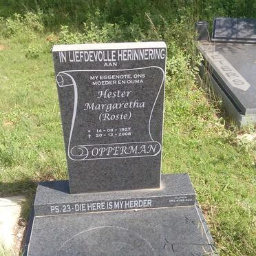 OPPERMAN Hester Margaretha 1927-2008