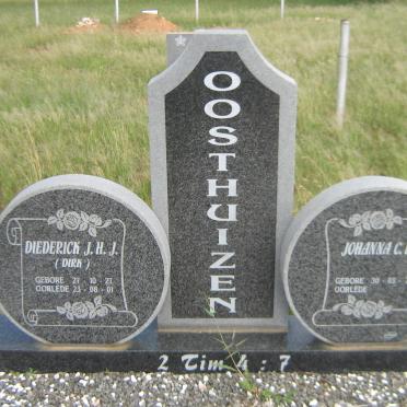 OOSTHUIZEN Diederick J.H.J. 1927-2001 &amp; Johanna C.E. 1927-