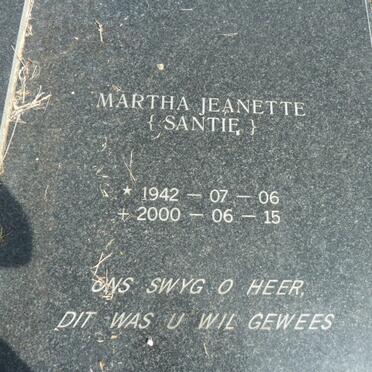 OTTO Martha Jeanette 1942-2000