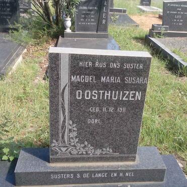 OOSTHUIZEN Magdel Maria Susara 1911-