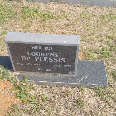 PLESSIS Lourens, du 1917-1995