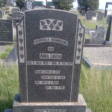 PRETORIUS Anna Louisa 1892-1954