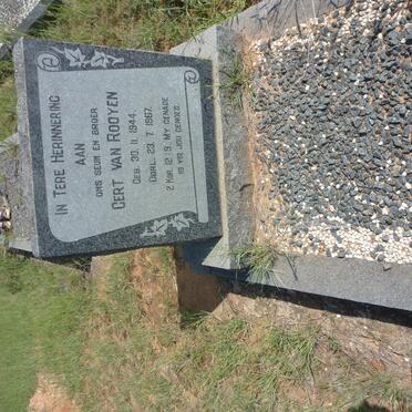 ROOYEN Gert, van 1944-1967