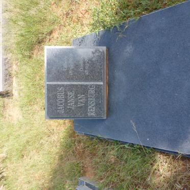 RENSBURG Jacobus, Janse van 1928-201?