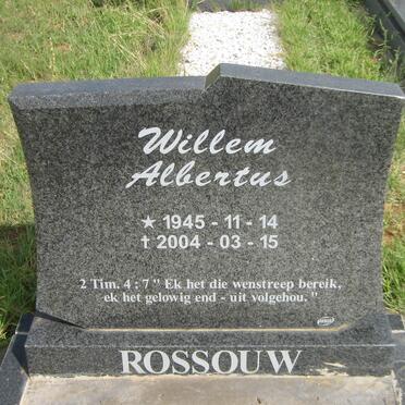 ROSSOUW Willem Albertus 1945-2004