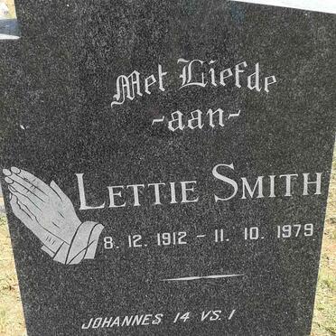 SMITH Lettie 1912-1979