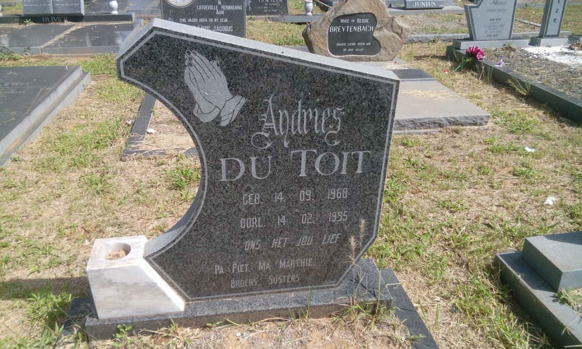 TOIT Andries, du 1968-1995