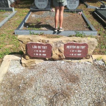 TOIT Lou, du 1917-1998 &amp; Hester 1924-1993