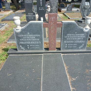TERBLANS Johannes Jogemus 1933-2014 &amp; Susanna Catharina 1937-1994