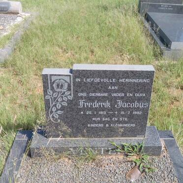 VENTER Frederik Jacobus 1913-1992