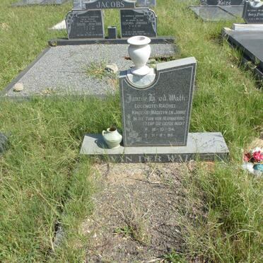 WATH Jannie H., van der 1954-1988