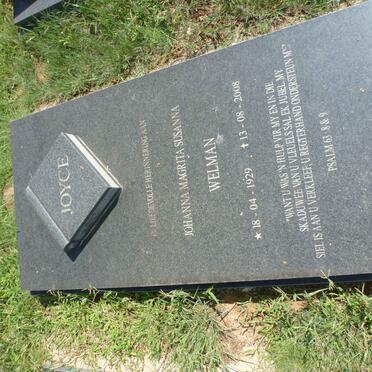 WELMAN Johanna Magrita Susanna 1929-2008