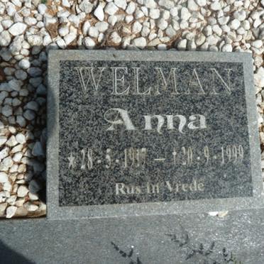 WELMAN Anna 1917-1999