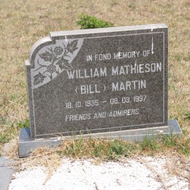 MARTIN William Mathieson 1935-1997