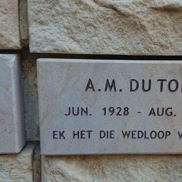 TOIT A.M., du 1928-2016