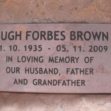 BROWN Hugh Forbes 1935-2009