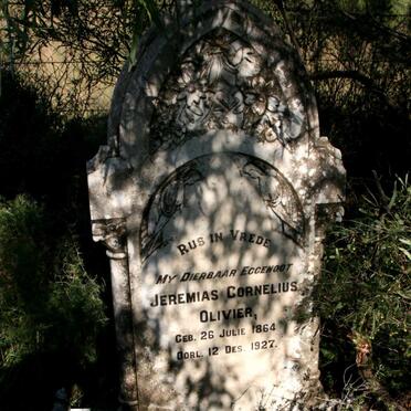 OLIVIER Jeremias Cornelius 1864-1927