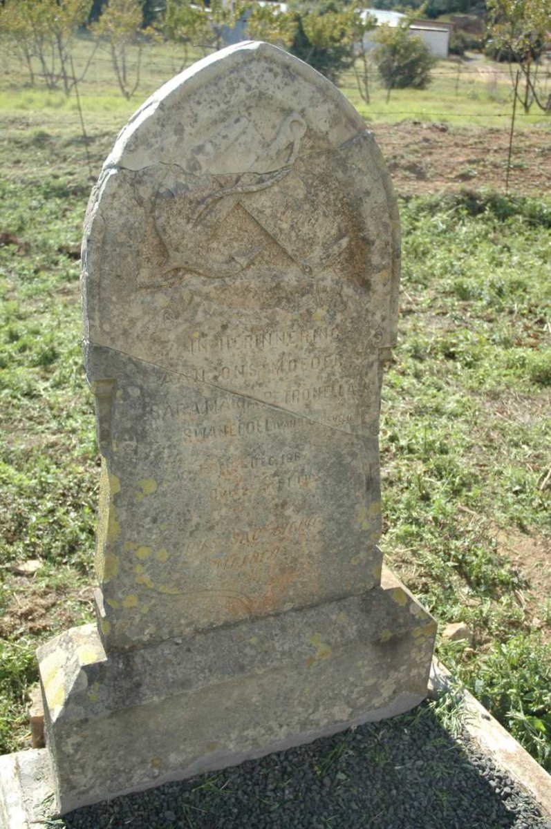 SWANEPOEL Sara Maria Petronella nee VAN JAARSVELD 186?-1905