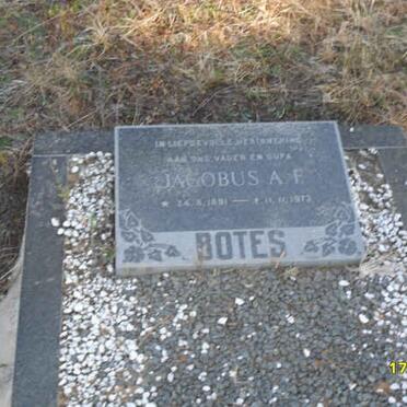 BOTES Jacobus A.F. 1891-1973